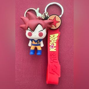 Dragon ball Z Goku 3D keychain with belt clip and wrist handle
